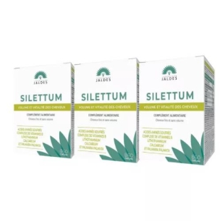 SILETTUM - Compléments Force des Cheveux - Programme 2+1 Mois Offert