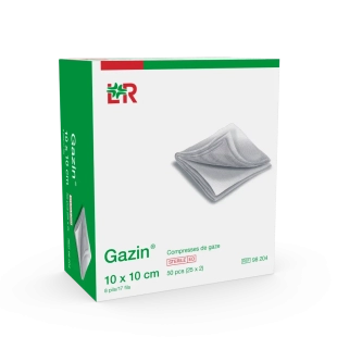 GAZIN - Compresses de Gazes Tissées Stériles 10 x 10cm