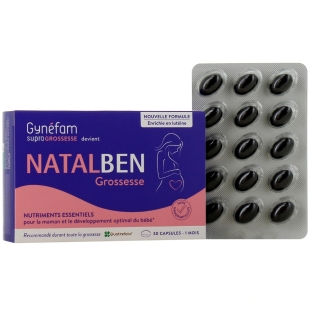 NATALBEN - Grossesse - 30 Capsules -  (GYNEFAM)