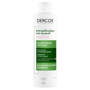 DERCOS - Shampooing Traitant Anti-pelliculaire Cheveux Sensibles - 200ml