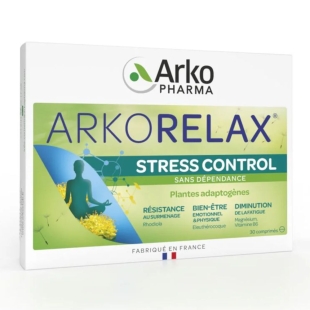 ARKORELAX Stress Control Arkopharma - 30 comprimés