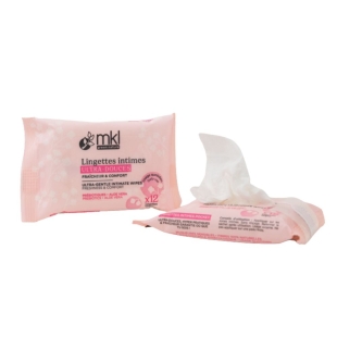 MKL - Lingettes Intime Ultra douce - 12 Lingettes