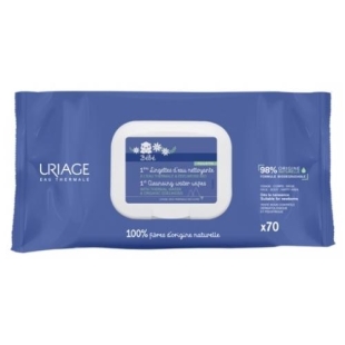 URIAGE - Bébé 1er Lingettes d'Eau Nettoyante x70