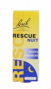 RESCUE Nuit Fleurs de Bach flacon compte gouttes de 10 ml