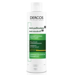 DERCOS - Shampooing Traitant Anti-pelliculaire Cheveux secs - 200ml