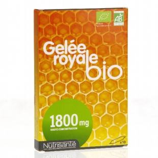 GELEE ROYALE BIO (10 ampoules) Nutrisanté