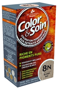COLOR et SOIN Coloration Permanente BLOND BLÉ - 8N