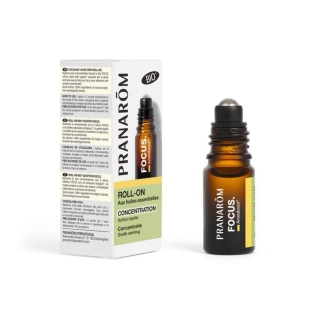 Roll-on focus menthe poivrée bio concentration mémoire anti distraction