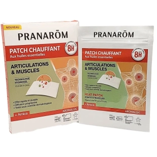 PRANAROM - Aromalgic Patch Chauffant aux huiles essentieles pour Articulations et Muscles - X3