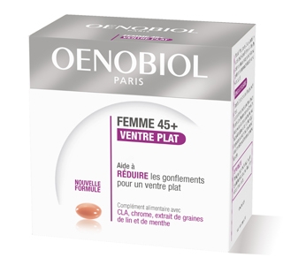 OENOBIOL FEMME 45+ VENTRE PLAT Lot de 2 boites de 60 capsules