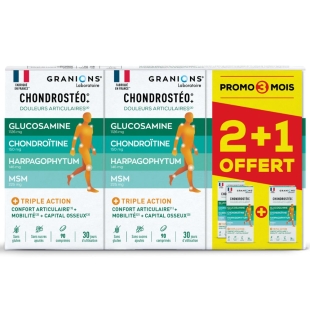 CHONDROSTEO Articulations Programme 3 mois - Eco pack - 270 comprimés