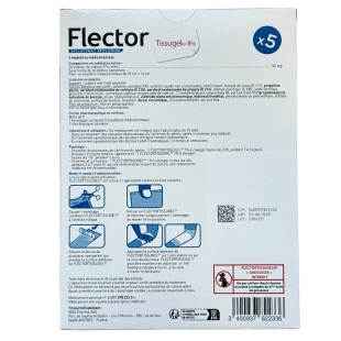 FLECTOR Tissugel 1%  - 5 Emplâtres Médicamenteux