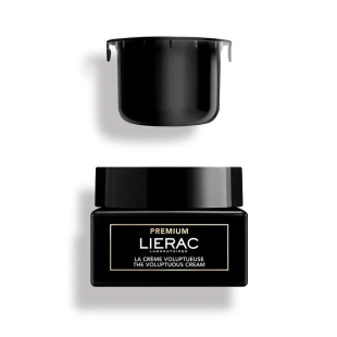 LIERAC Coffret Premium - Crème Voluptueuse Anti-âge -  1 Pot 50ml + 1 Recharge 50ml