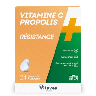 Vitavea - Vitamine C & Propolis - 24 comprimés à croquer