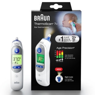 BRAUN - Thermomètre Auriculaire ThermoScan 7+