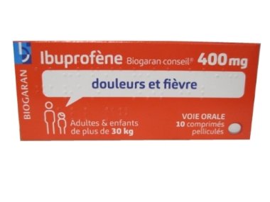 IBUPROFENE (400mg) (10 comprimés) Biogaran