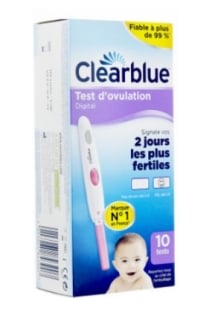 CLEARBLUE DIGITAL Test d'ovulation (10 Tests / 2 jrs fertiles)