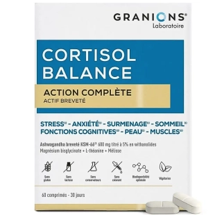 GRANIONS - Cortisol Balance Action Complète - 60 comprimés
