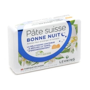 LEHNING PATE SUISSE NUIT Mélatonine Sommeil (40 pastilles)