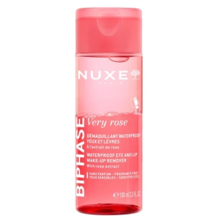 NUXE Very Rose - Démaquillant Waterproof Yeux et Lèvres Biphase - 100ml