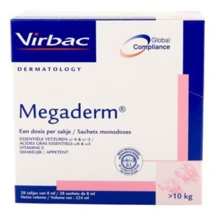 Megaderm Monodose Chien et Grand Chien 28 x 8ml - Virbac