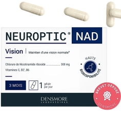 DENSMORE - NEUROPTIC NAD Soutien de la Vision - 90 gélules. Perte de la vision périphérique, soutien de la vision.