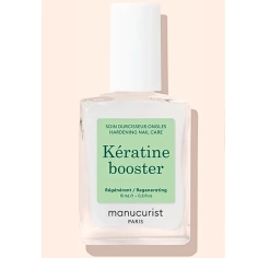 MANUCURIST - Kératine Booster Soin Durcisseur Ongles Régénérant - Conçu pour durcir et renforcer durablement les ongles mous et fragiles - 15 ml