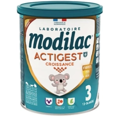 MODILAC - Actigest+ Croissance 3è âge 12-36 mois Lait maternel en poudre 800 gr.