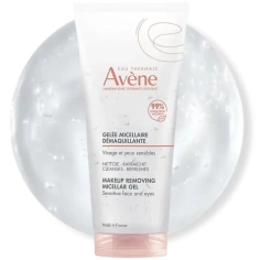 AVENE - Gelée Micellaire Démaquillante Visage et Yeux Sensibles Nettoie- Rafraîchit - 200 ml