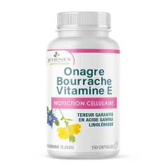 3 CHÊNES - Onagre Bourrache Vitamine E - 150 Capsules
