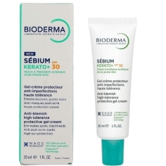 BIODERMA - Sébium Kerato+ SPF30 Gel-Crème Protecteur anti-imperfections haute tolérance - 30 ml