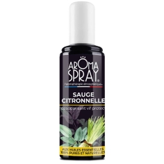 aromaspray sauge citronnelle huiles essentielles spray air purifiant insectes naturel