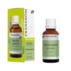 Huile essentielle menthe poivree bio digestion fraicheur tonique nausée haleine naturelle