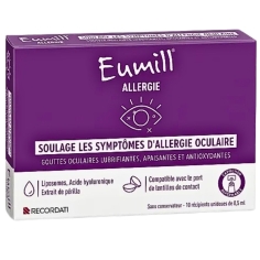 EUMILL - Allergie Oculaire - 10 unidoses de 0,5 ml