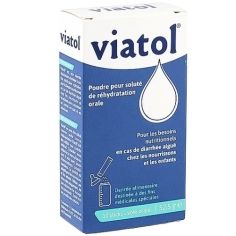 VIATOL - Solution de Réhydratation Orale Enfants et Nourrissons - 10 Sticks