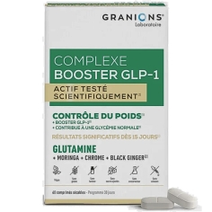 GRANIONS - Complexe Booster GLP-1 - Complément alimentaire pour le contrôle de votre poids. 60 comprimés