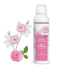 Hydrolat rose damas bio peau cheveux hydratant tonifiant éclat