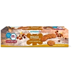 NUTRISENS - Biscuits Concentré Hyperprotéinés - Hypercaloriques - 4 schts de 5 biscuits