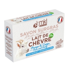 MKL - Savon Surgras Lait de Chèvre Bio Sans Parfum - 100 g