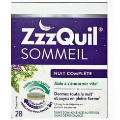 ZZZQUIL - Sommeil Nuit Complète  - 28 Comprimés