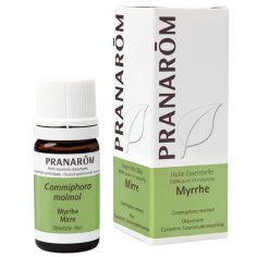huile essentielle myrrhe aromatherapie meditation relaxation diffusion resine naturelle pranarom