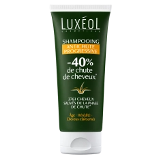 Tube Luxéol Shampooing Antichute Progressive 200 ml présenté de face