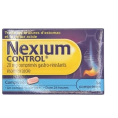 NEXIUM CONTROL 20 mg Boite de 14 comprimés