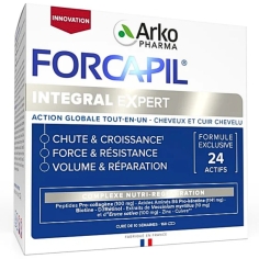 FORCAPIL - Intégral Expert - Action globale tout-en-un - Cheveux et cuir chevelu -168 gélules