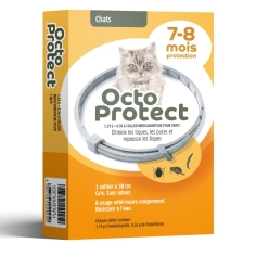 Octoprotect - Collier Antiparasitaire pour Chats