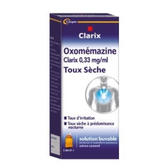 OXOMEMAZINE Sirop Toux sèche sans sucre (150ml) Médicament Cooper