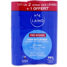 LAINO - Soin des Lèvres Pro Intense 2+1 - 3x4gr