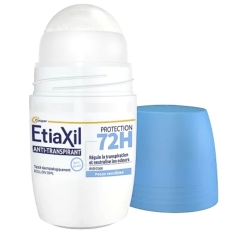 ETIAXIL - Anti-transpirant 72H - Régule la transpiration et neutralise les odeurs - Roll-on 50 ml.