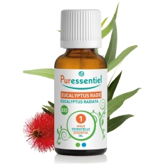Puressentiel huile essentielle eucalyptus radié bio 30 ml aromatherapie respiration air frais