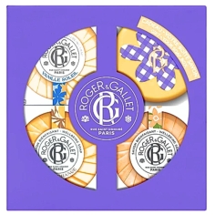 ROGER & GALLET - Coffret Trio Savons Vanille Soleil/Néroli/Bois d'Orange 3 X 100 gr + 1 Boîte à Savon Offerte